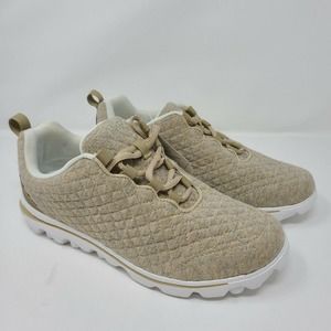 Propet Womens Shoes Travelactiv Tan Woven WAT022M Walking Size 8X (2E) NWOB